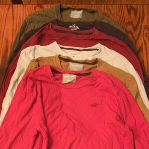 Hollister Assorted Long Sleeve Shirt Collection